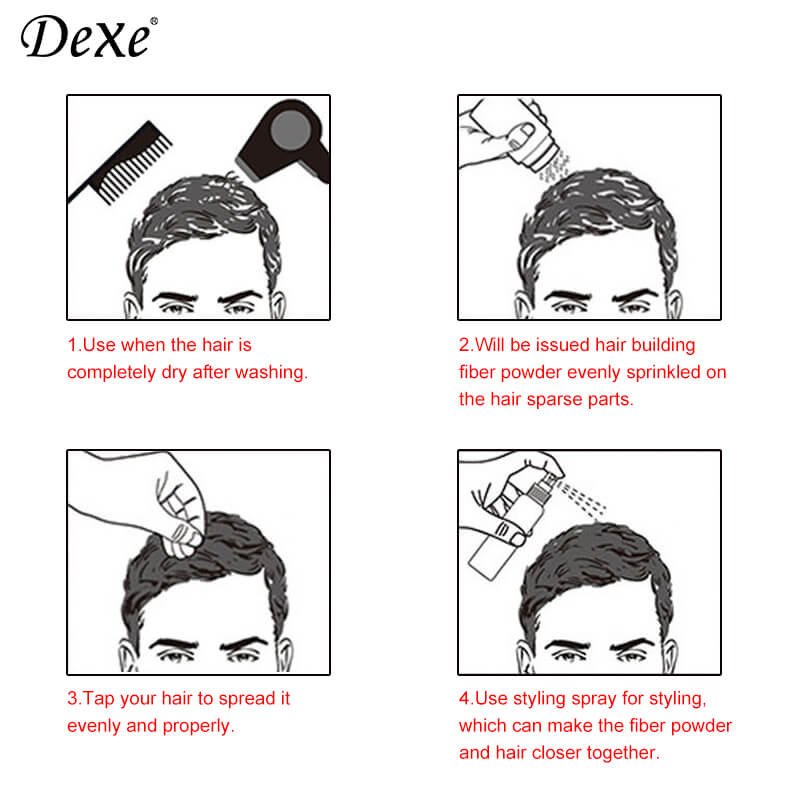 dexe hair building fiber 2-5